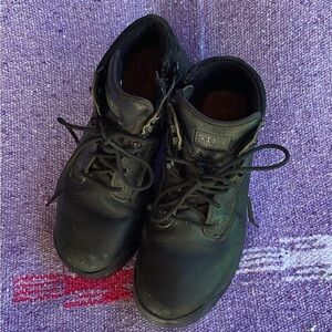 Mens 5.11 Atac Low Boot Black Leather Combat Police Ankle Boots Size 8.5